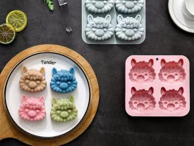 Molde silciona 4 ovejas